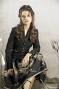 Sisi Petticoat-Rock schwarz-gold