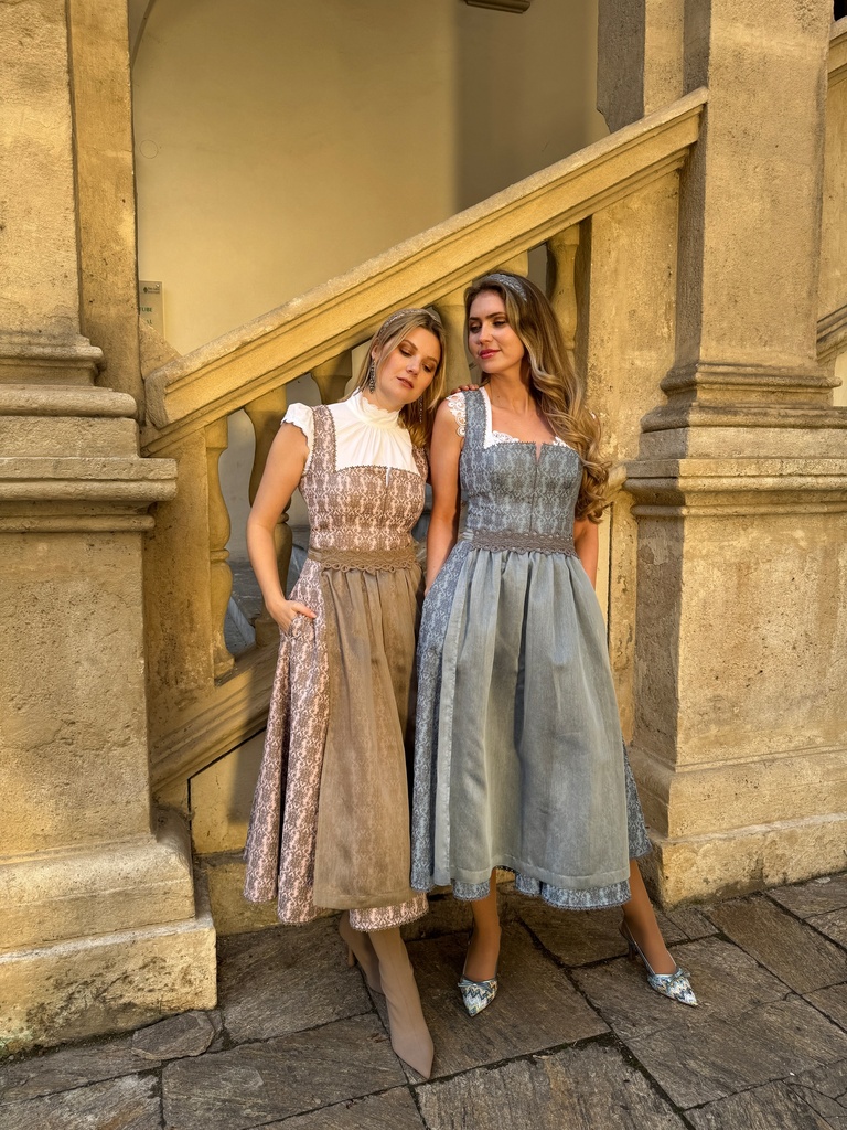 Dirndl-Kombi Mina in quarz