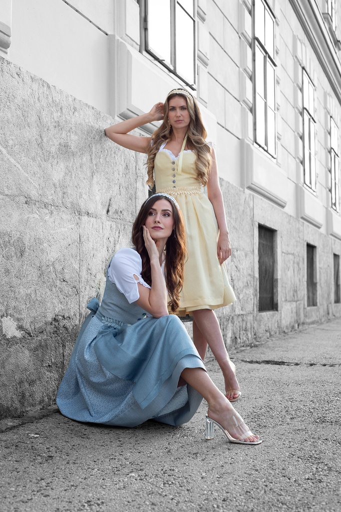 Dirndlkombi Emma in zitrone