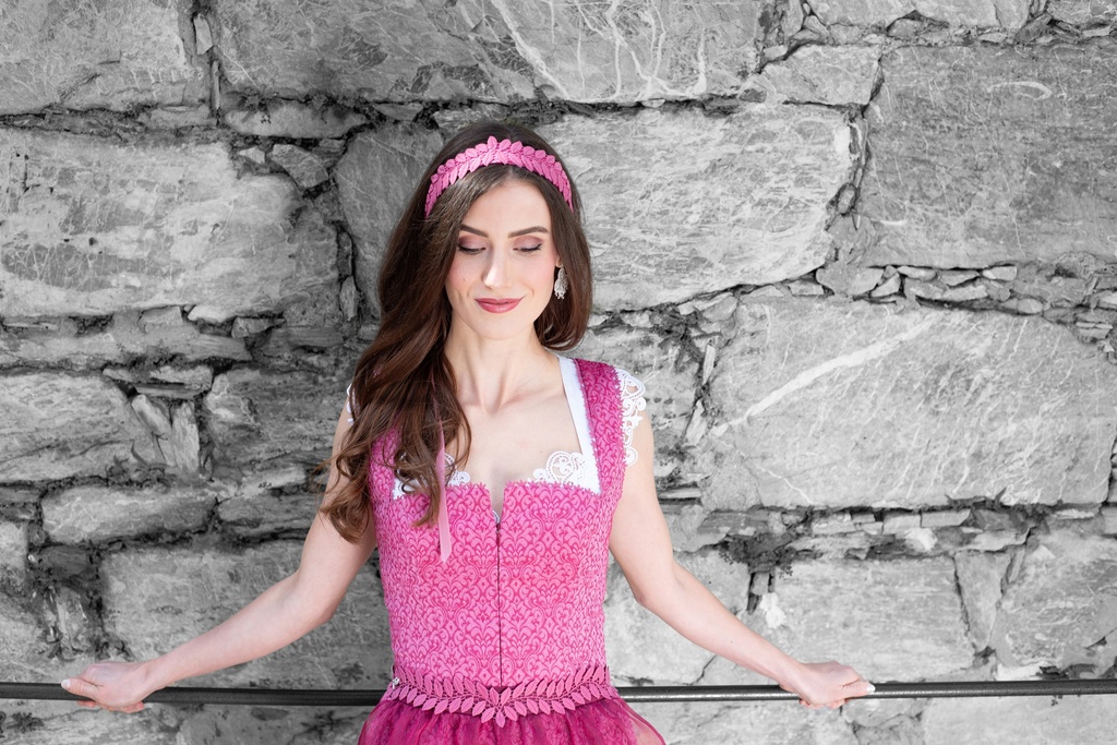 Dirndlkombi Mina in fuchsia