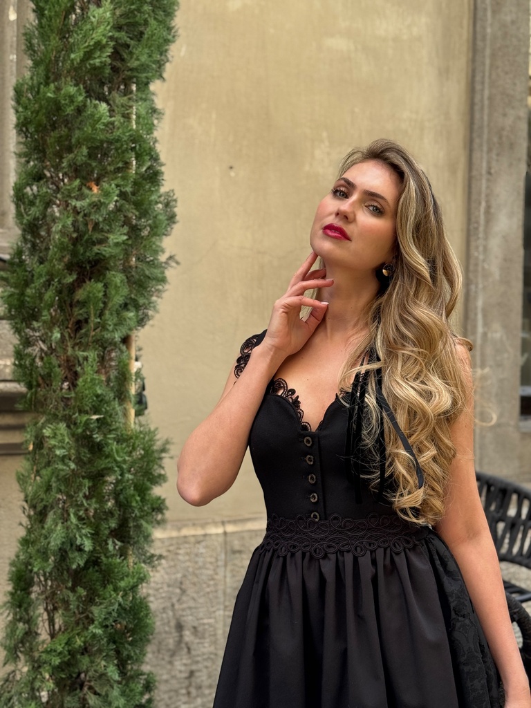 Dirndl-Kombi Helene in schwarz