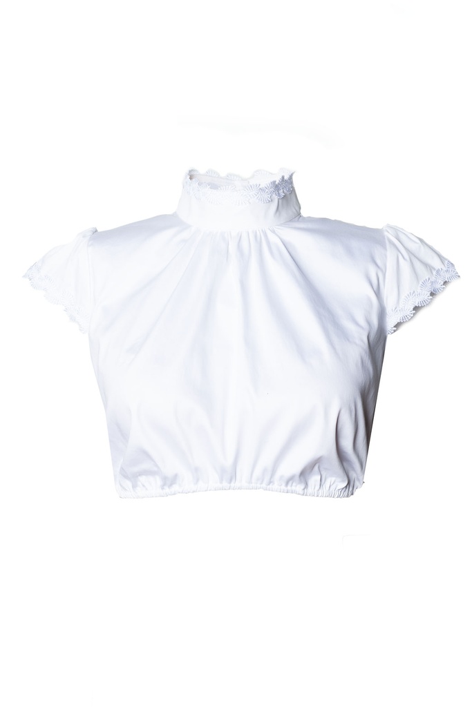 Dirndlbluse Jasmin in weiss